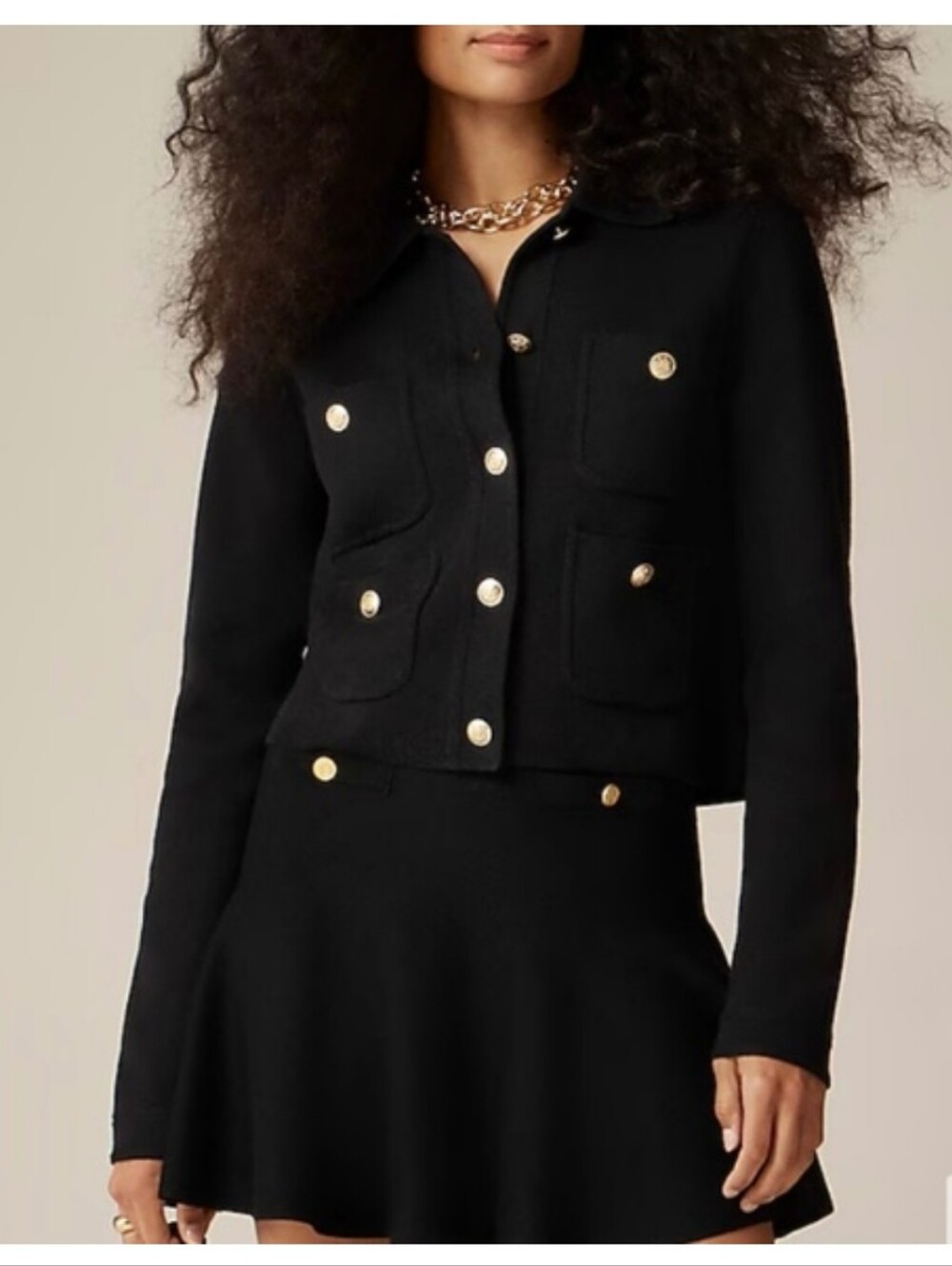 J.CREW patch Pocket Lady Jacket